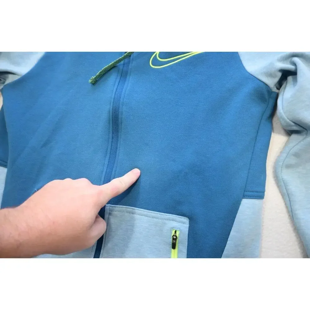 Nike Hoodie Full Zip Performance‎ Fleece Sweater Mens Size Small